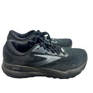 Brooks Ghost 16 GTX Waterproof Running Shoes Black Gortex Size 8.5